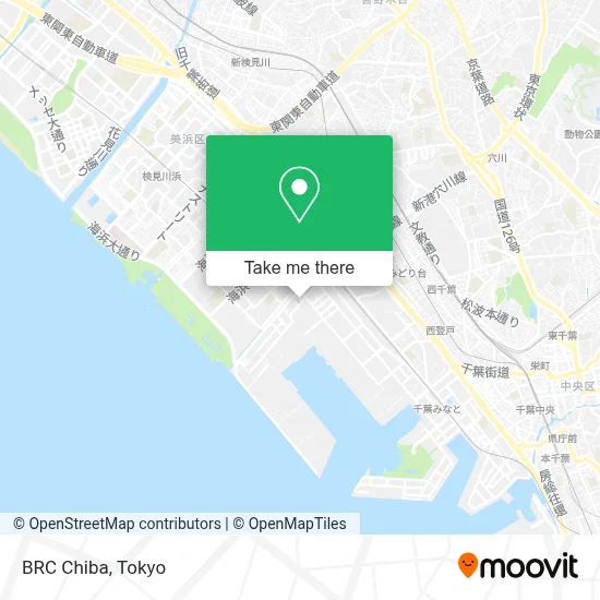 BRC Chiba map