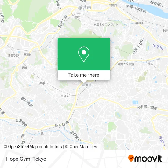 Hope Gym map