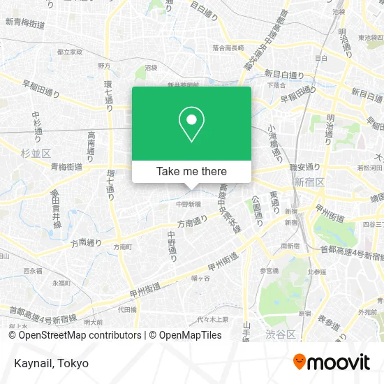 Kaynail map