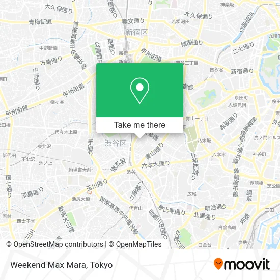 Weekend Max Mara map