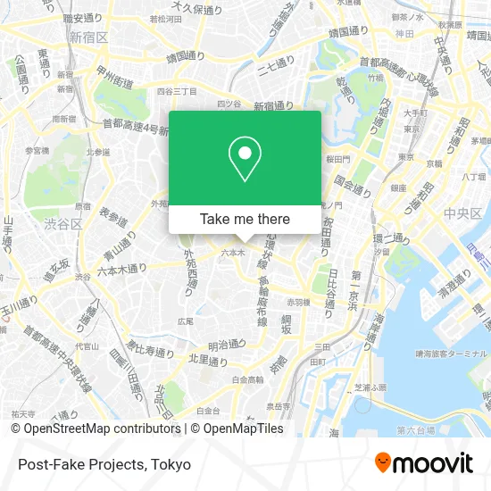 Post-Fake Projects map