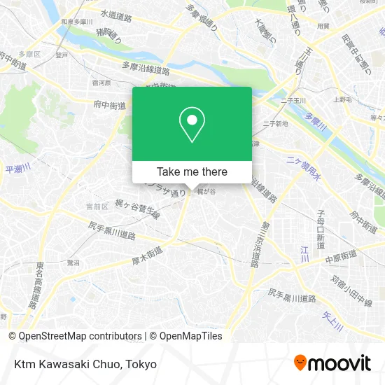 Ktm Kawasaki Chuo map