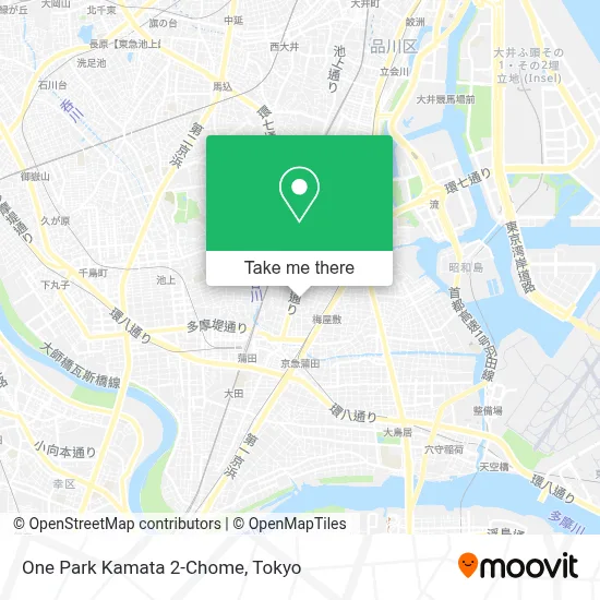 One Park Kamata 2-Chome map