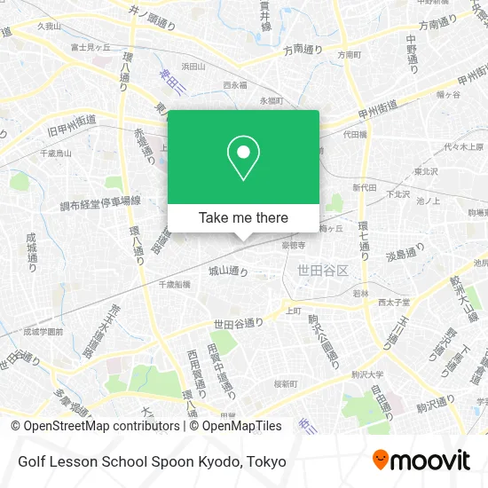 Golf Lesson School Spoon Kyodo map
