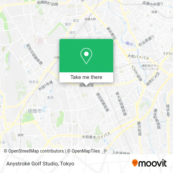 Anystroke Golf Studio map