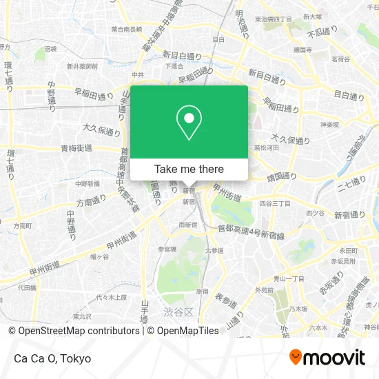 Ca Ca O map