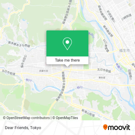 Dear Friends map