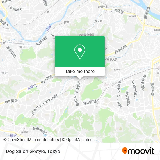 Dog Salon G-Style map