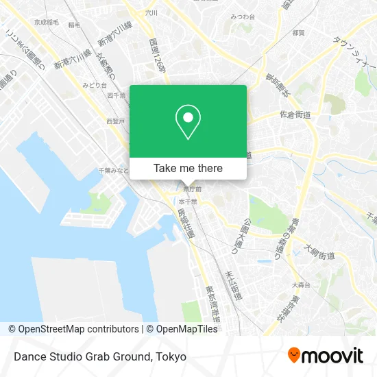 Dance Studio Grab Ground map