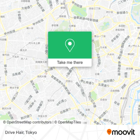 Drive Hair map