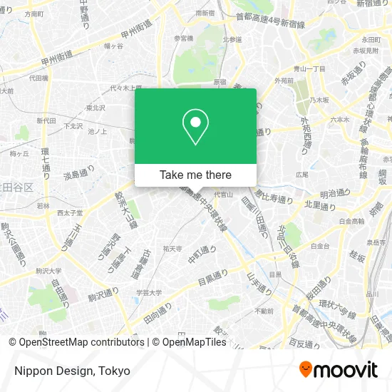 Nippon Design map