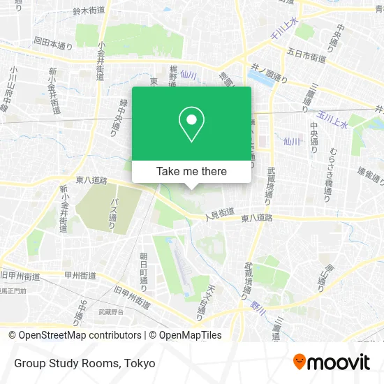 Group Study Rooms map