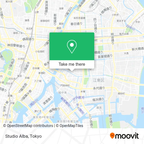 Studio Alba map