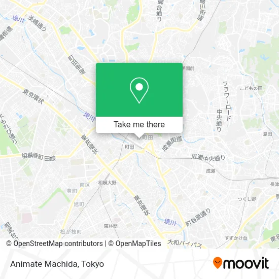 Animate Machida map