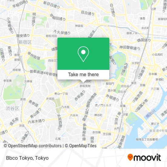 Bbco Tokyo map
