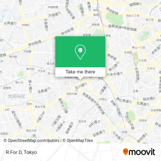 R For D map