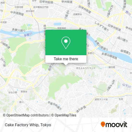Cake Factory Whip map