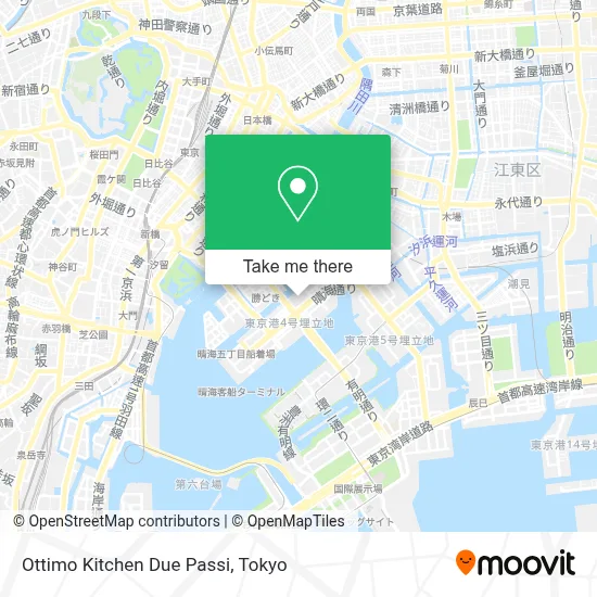 Ottimo Kitchen Due Passi map