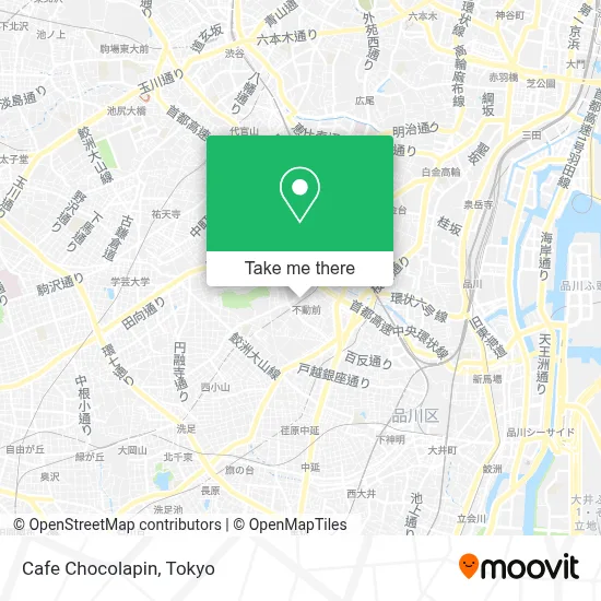 Cafe Chocolapin map