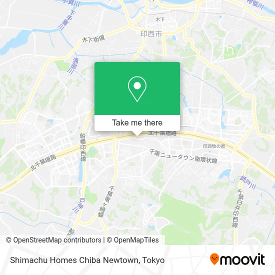 Shimachu Homes Chiba Newtown map