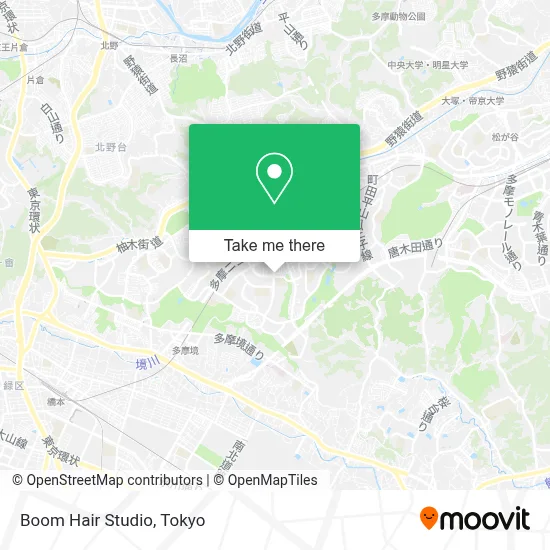 Boom Hair Studio map
