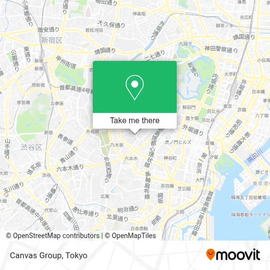 Canvas Group map