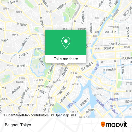 Beignet map