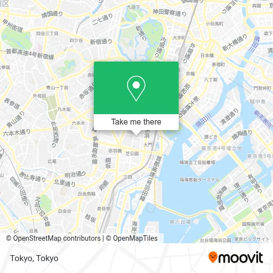 Tokyo map