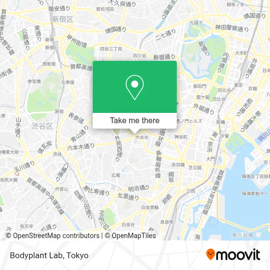 Bodyplant Lab map