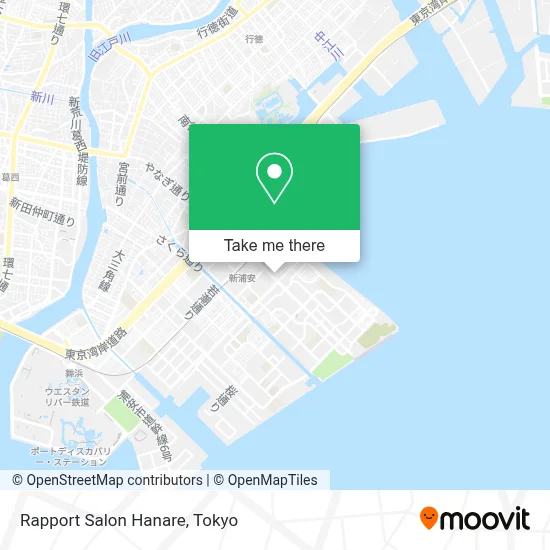 Rapport Salon Hanare map