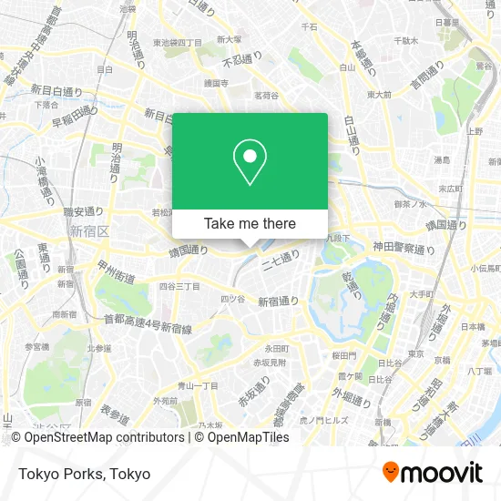 Tokyo Porks map