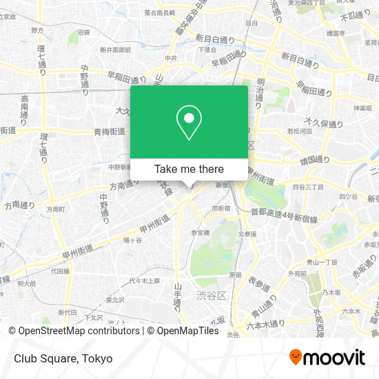 Club Square map