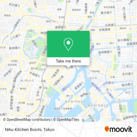 Niku Kitchen Boichi map