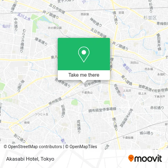 Akasabi Hotel map