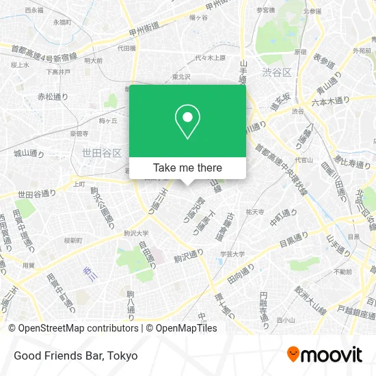 Good Friends Bar map