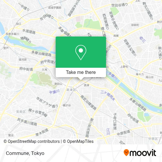 Commune map