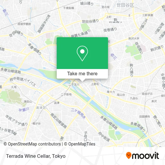 Terrada Wine Cellar map
