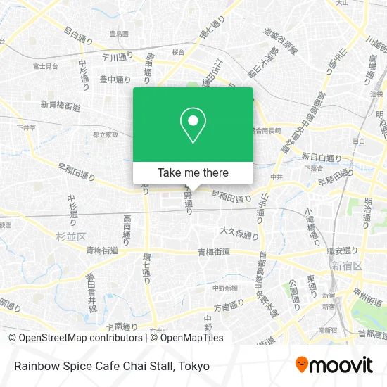 Rainbow Spice Cafe Chai Stall map