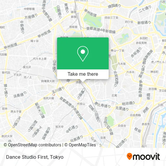 Dance Studio First map