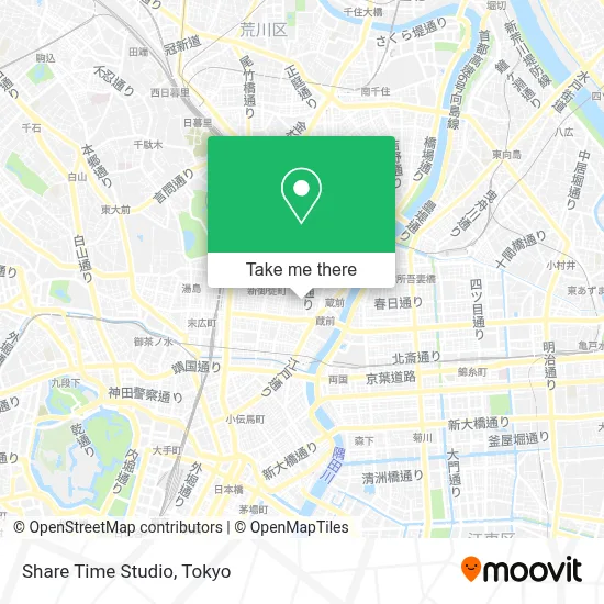 Share Time Studio map