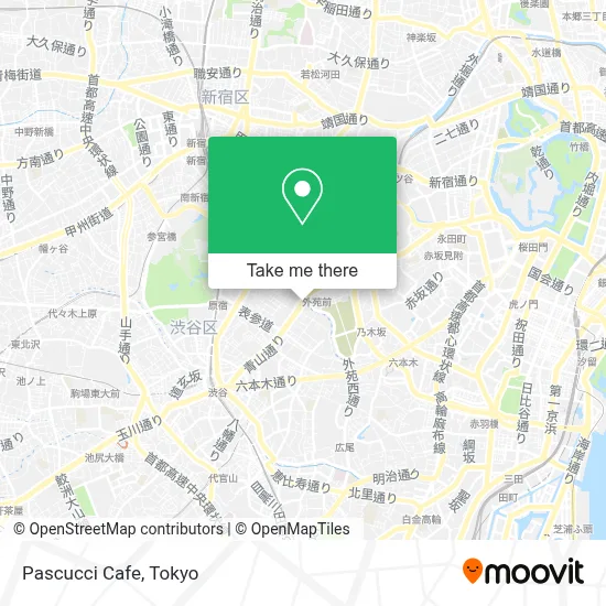 Pascucci Cafe map