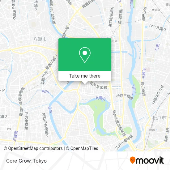 Core-Grow map