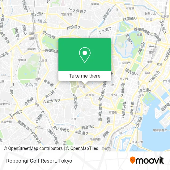 Roppongi Golf Resort map