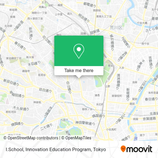 I.School, Innovation Education Program map