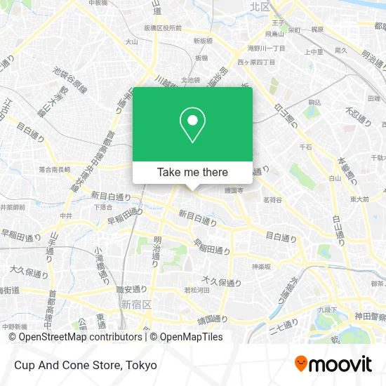 Cup And Cone Store map
