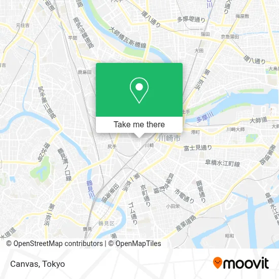 Canvas map