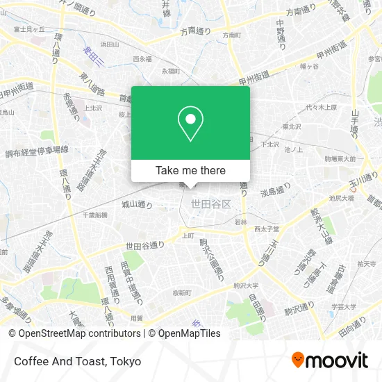 Coffee And Toast map