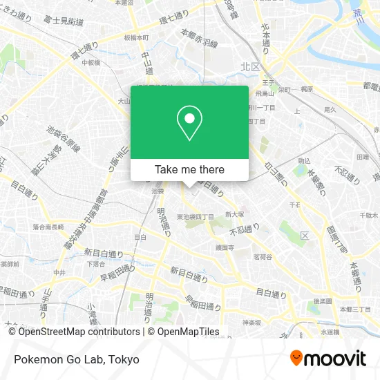 Pokemon Go Lab map