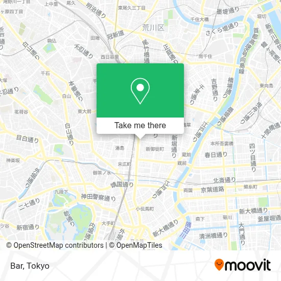 Bar map