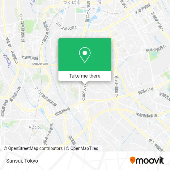 Sansui map